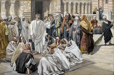 The Pharisees Question Jesus James Tissot